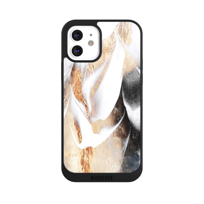 iPhone 12 NIVOpure Beruhige Deine Seele Golddruck