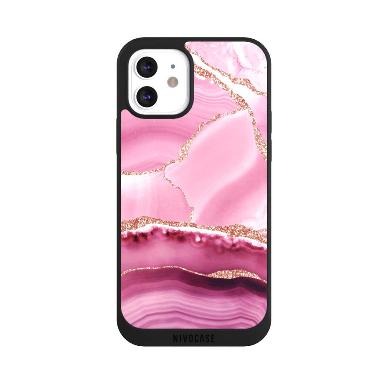 iPhone 12 NIVOpure Meerjungfrauen Pink Marmor