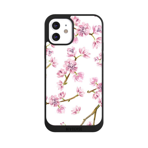 Apple iPhone 12 NIVOpure Fleurs de Cerisier Rose