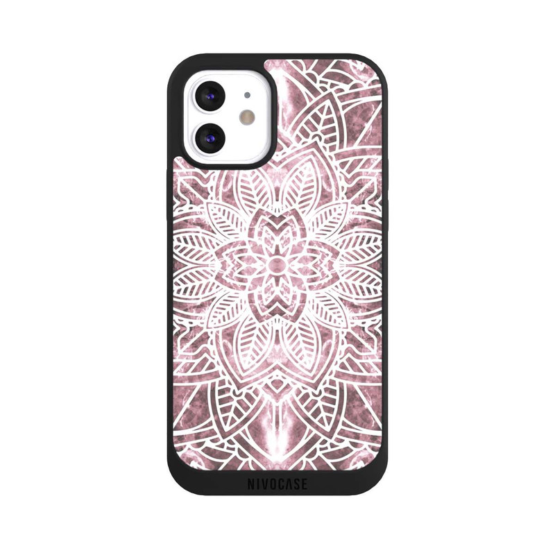 iPhone 12 NIVOpure Blush Marmor Mandala