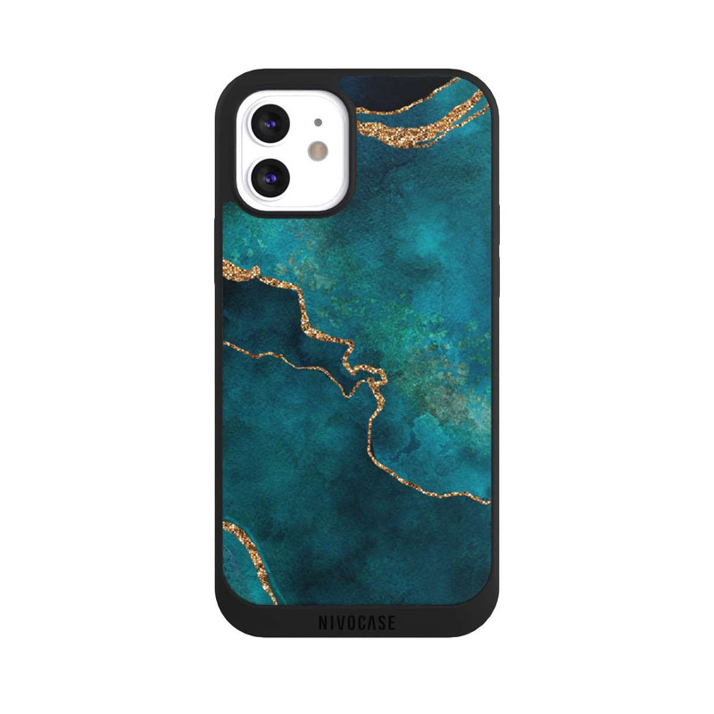 iPhone 12 NIVOpure Gemstone Glamour teal