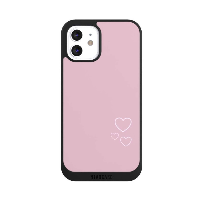 iPhone 12 NIVOpure Pink little hearts