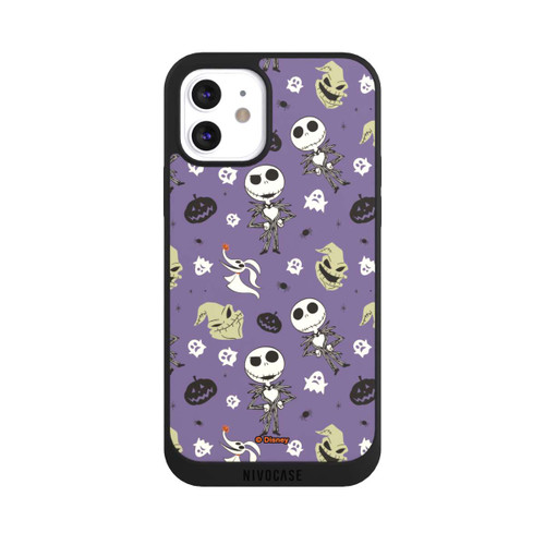 Apple iPhone 12 NIVOpure Jack Purple Pattern Tim Burtons Nightmare before Christmas