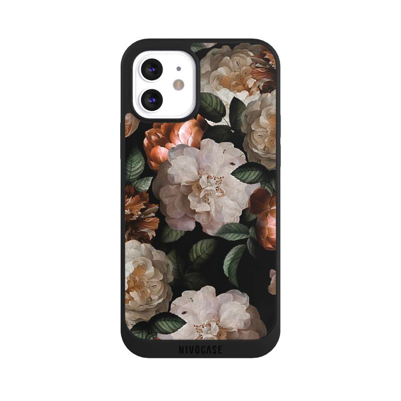 iPhone 12 NIVOpure Roses de cuivre Fond d'écran