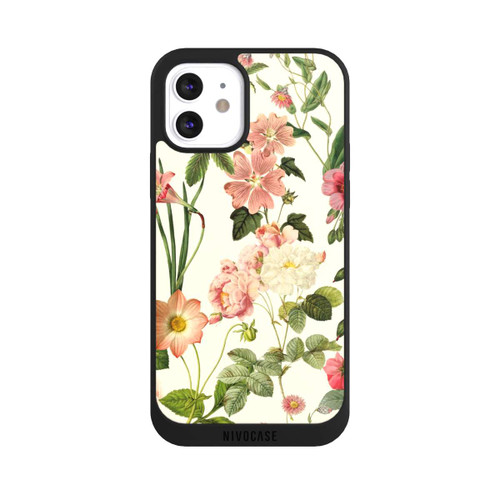 Apple iPhone 12 NIVOpure Fleurs sauvages sur jaune clair