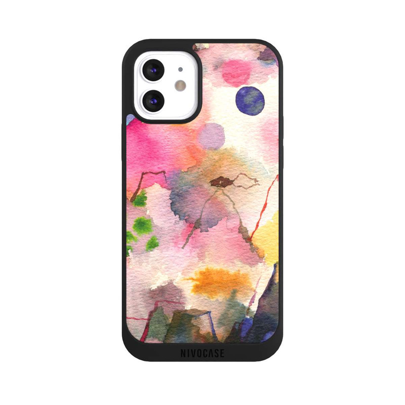 iPhone 12 NIVOpure Aquarell bunte Berge