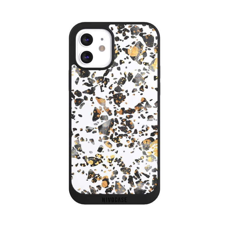 iPhone 12 NIVOpure Gold Speckled Terrazzo