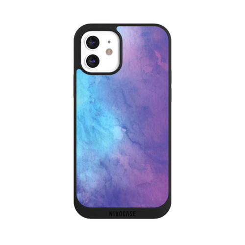 Apple iPhone 12 NIVOpure Watercolour Blue Pink Fade