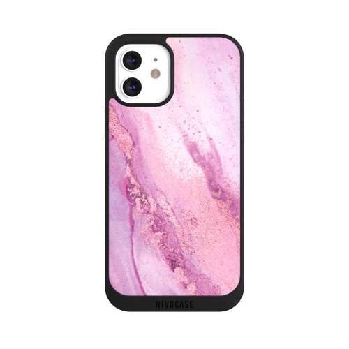 Apple iPhone 12 NIVOpure Encre murale en marbre violet