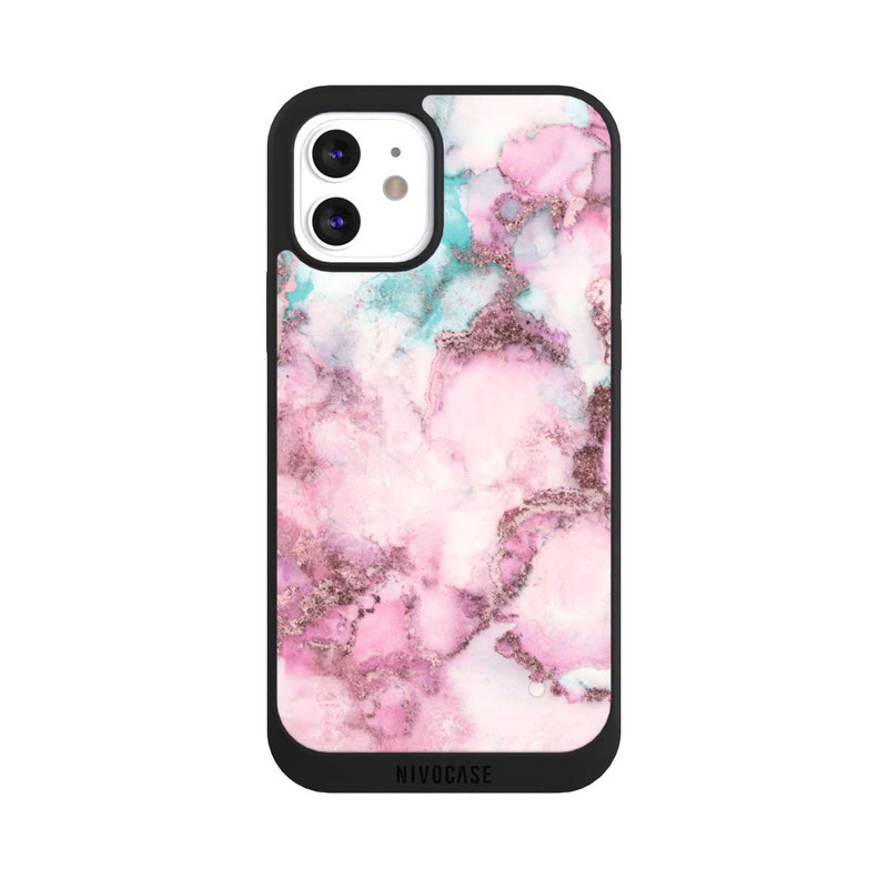 iPhone 12 NIVOpure Pink Swirl Ink