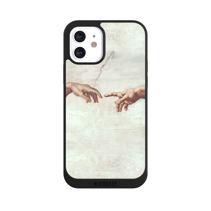 iPhone 12 NIVOpure Hands of God and Adam by Michelangelo Buonarroti