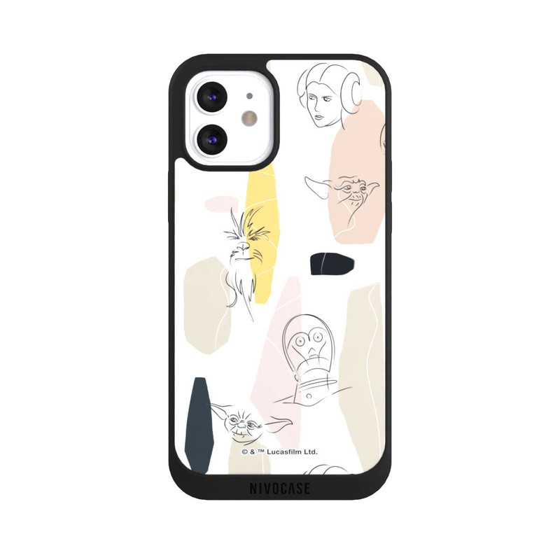 iPhone 12 NIVOpure Dessin de ligne "Bright Side