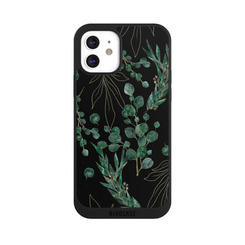 Apple iPhone 12 NIVOpure Eukalyptusblätter schwarz