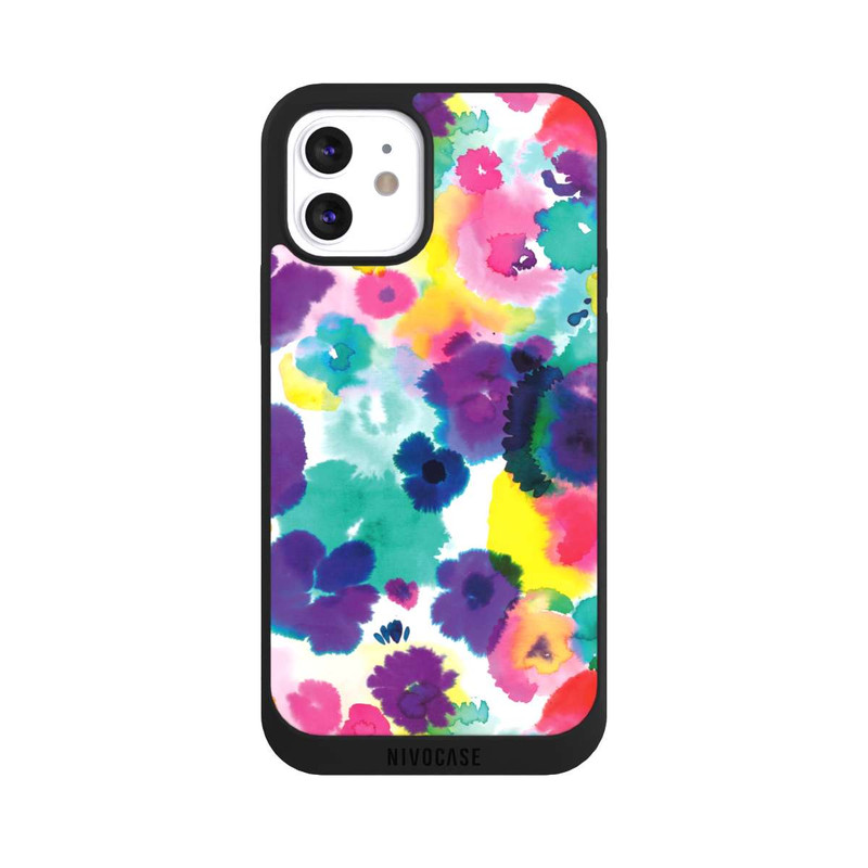 iPhone 12 NIVOpure Aquarellblumen abstrakt