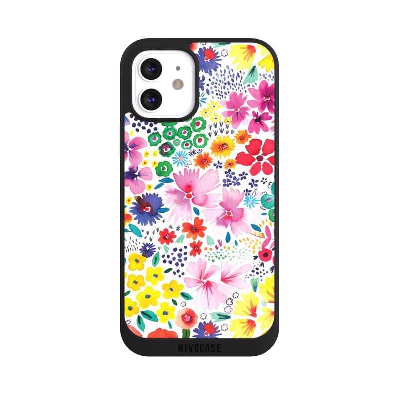 iPhone 12 NIVOpure Petites fleurs printanières astucieuses