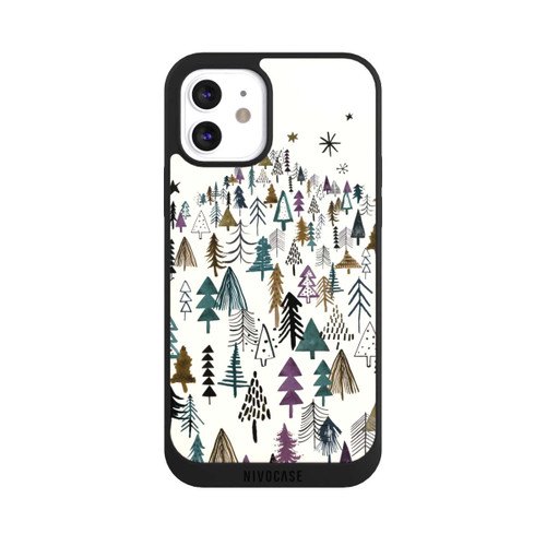 Apple iPhone 12 NIVOpure Bergbäume Wald Lila