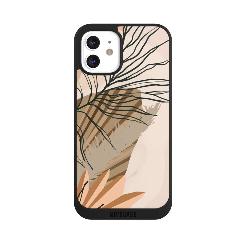 iPhone 12 NIVOpure Line Art Sommer Farn