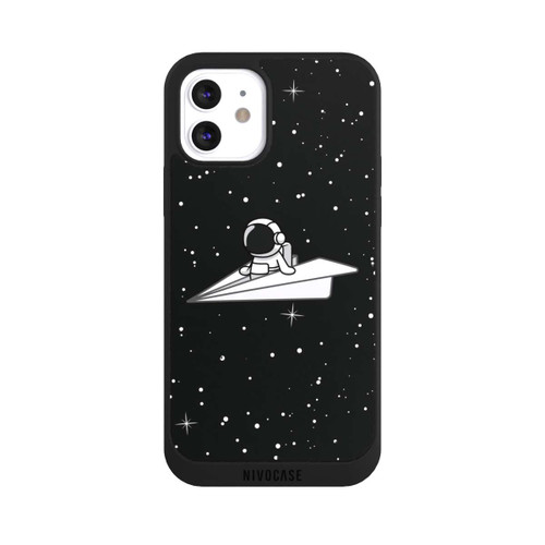 Apple iPhone 12 NIVOpure Astronaut Paper Plane Comic