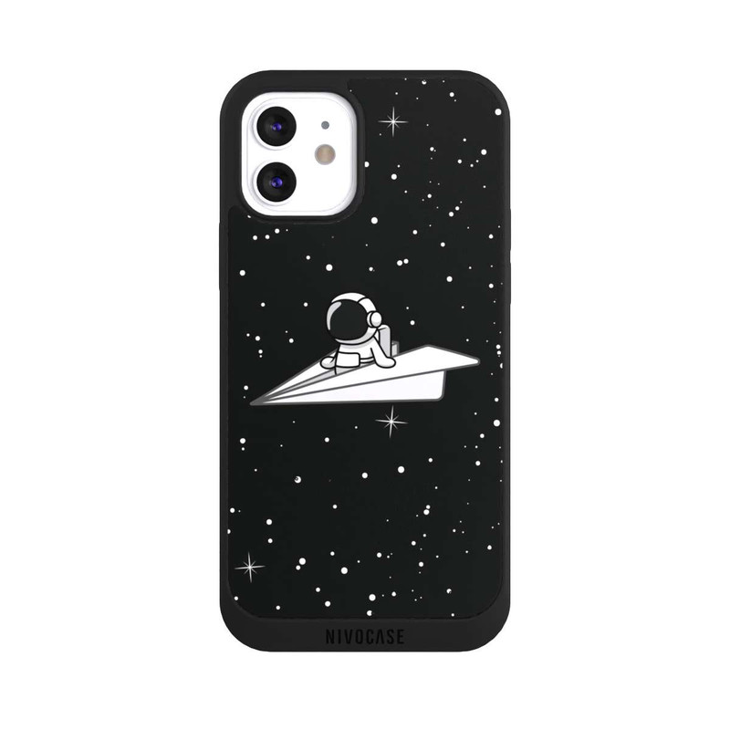 iPhone 12 NIVOpure Astronaut Paper Plane Comic