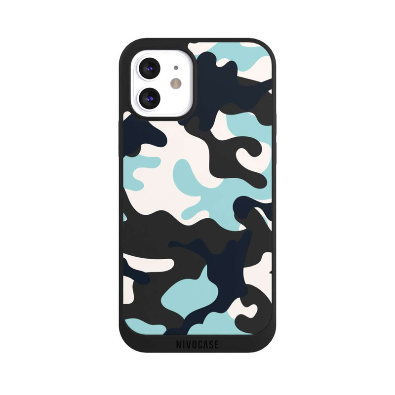 iPhone 12 NIVOpure Blue Camouflage