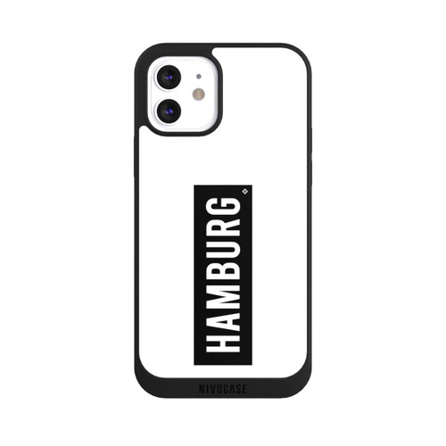 Apple iPhone 12 NIVOpure HSV Hamburg Schwarz Weiss