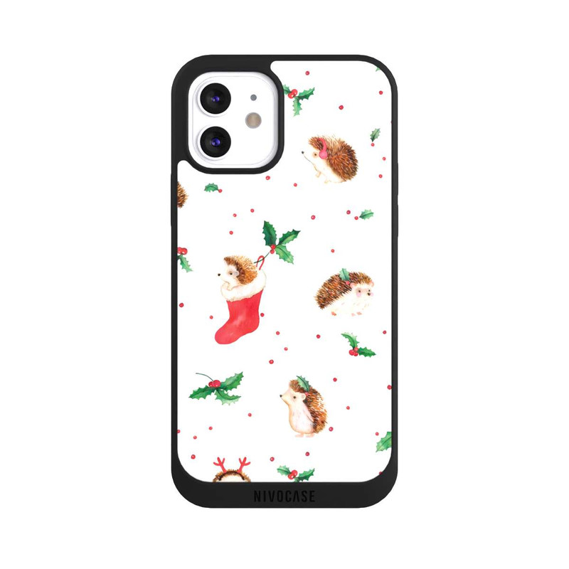 iPhone 12 NIVOpure Christmas Cute Hedgehog
