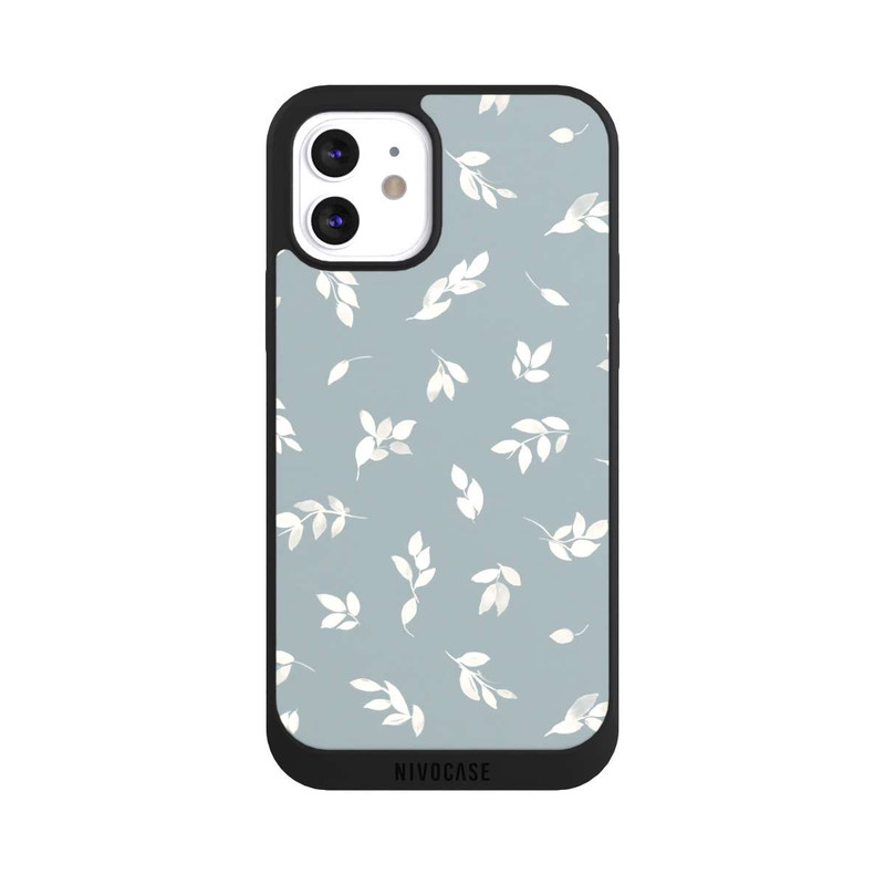 iPhone 12 NIVOpure Feuilles d'automne gris