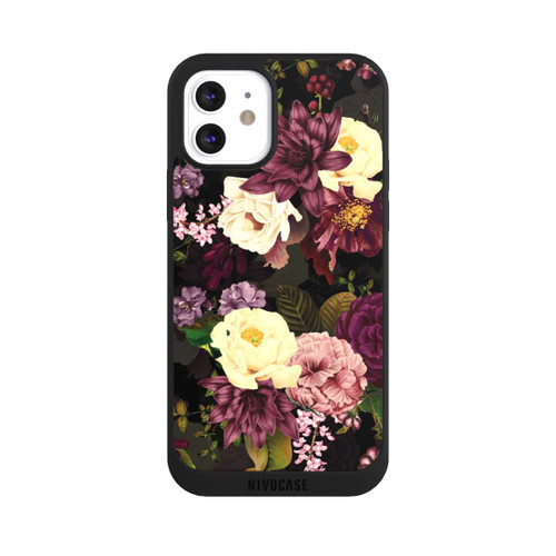 Apple iPhone 12 NIVOpure Fleurs Sombres &amp; Abeilles