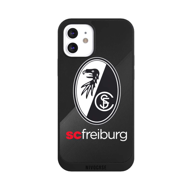 iPhone 12 NIVOpure Zwei Texturen mit dem Schriftzug SC Freiburg