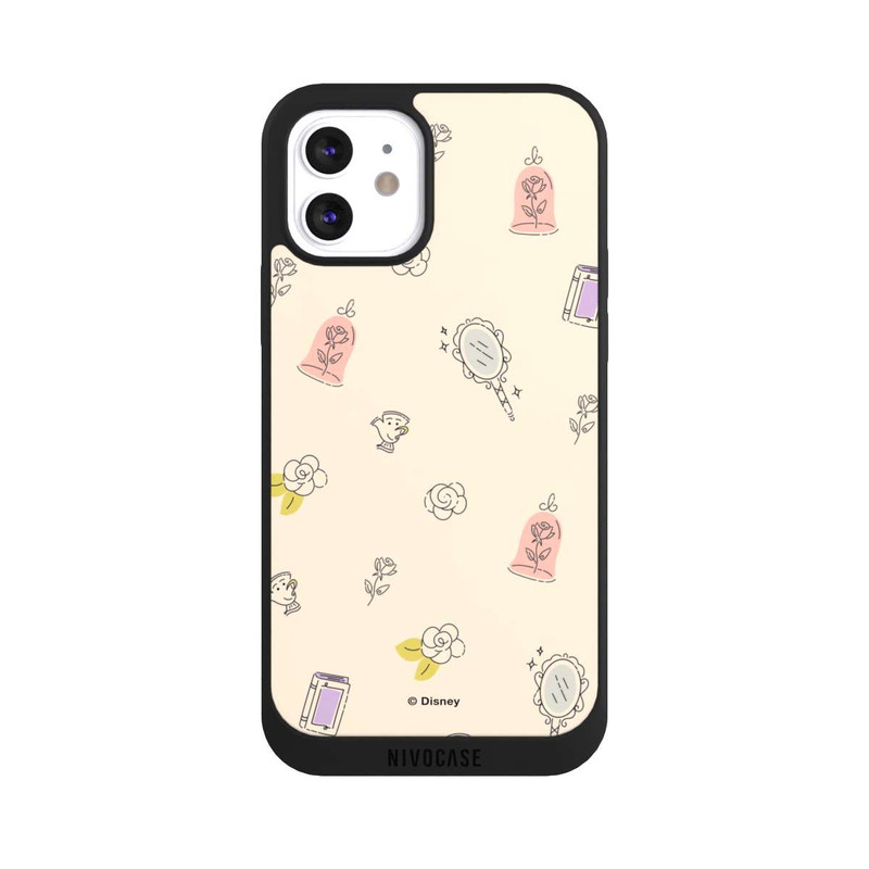 iPhone 12 NIVOpure Princess Accessoires Pattern Beige Disney Princess 