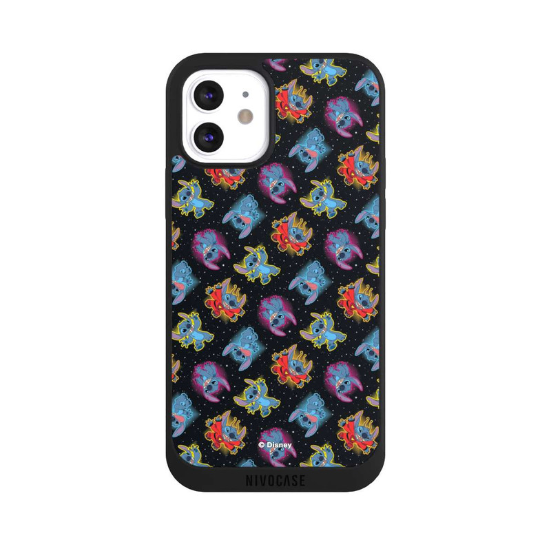 iPhone 12 NIVOpure Stitch Pattern Black