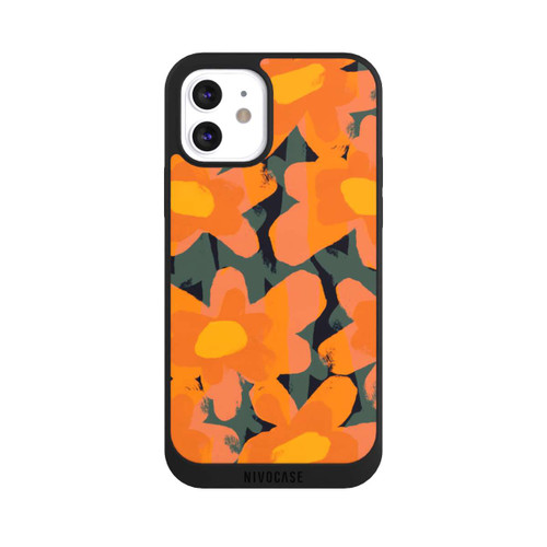 Apple iPhone 12 NIVOpure Flower meadow orange