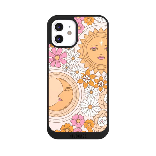 Apple iPhone 12 NIVOpure Mond-Sonne-Blumen