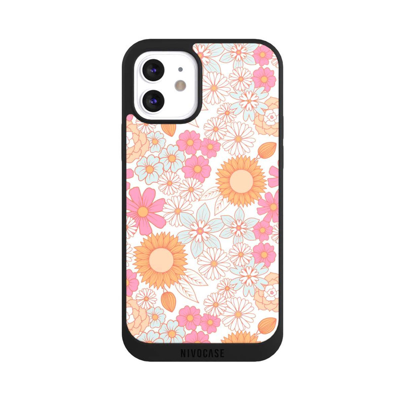 iPhone 12 NIVOpure Retro Boho Blumen