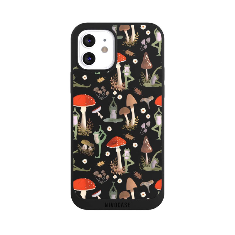 iPhone 12 NIVOpure Yoga Frogs with Mushrooms