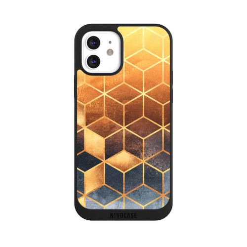 Apple iPhone 12 NIVOpure Würfel goldener Farbverlauf