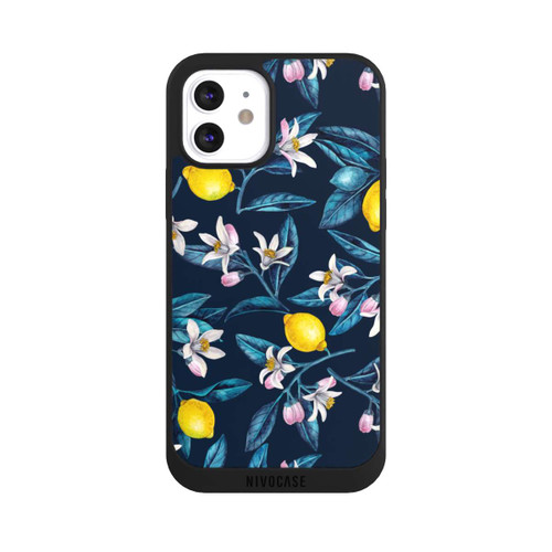 Apple iPhone 12 NIVOpure Lemons And Blossoms Dark 