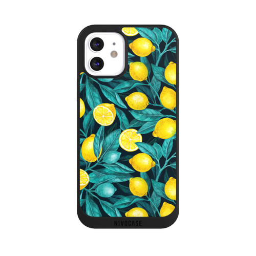 Apple iPhone 12 NIVOpure Lemons And Leaves Dark