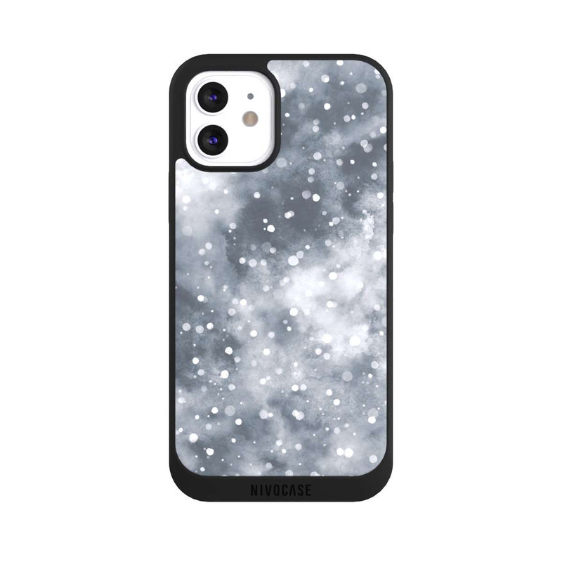 iPhone 12 NIVOpure Abstrakter Winterschneehimmel