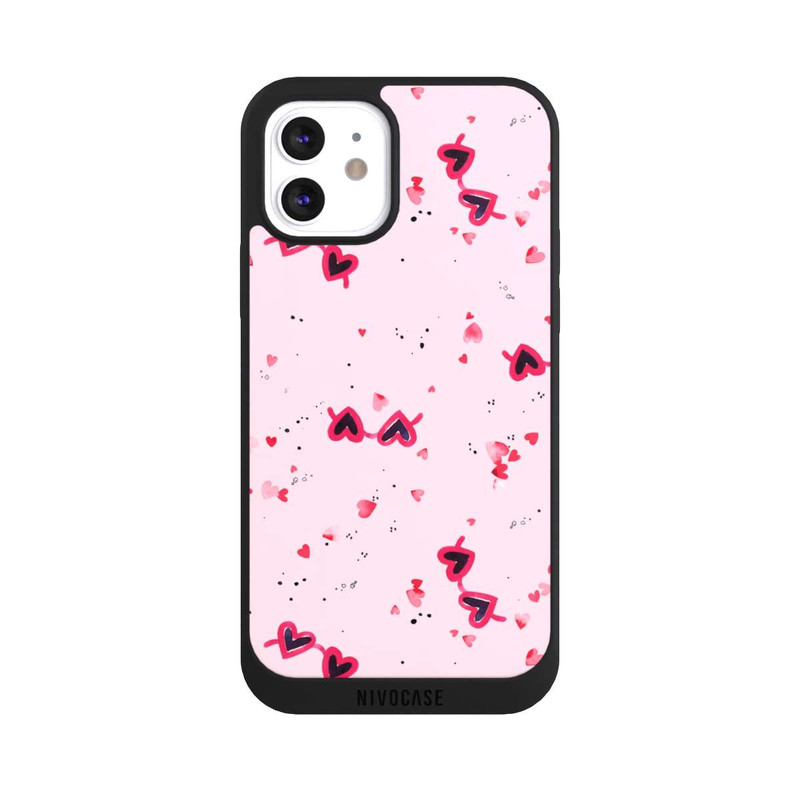 iPhone 12 NIVOpure Lunettes de soleil Saint Valentin Coeurs