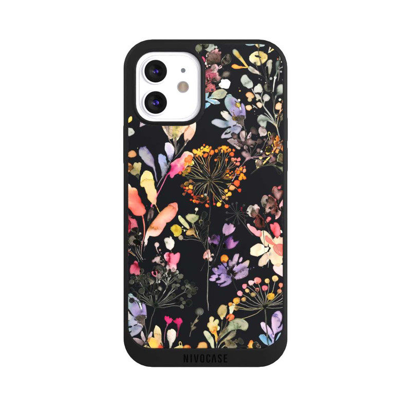 iPhone 12 NIVOpure Wilde Gräser schwarz