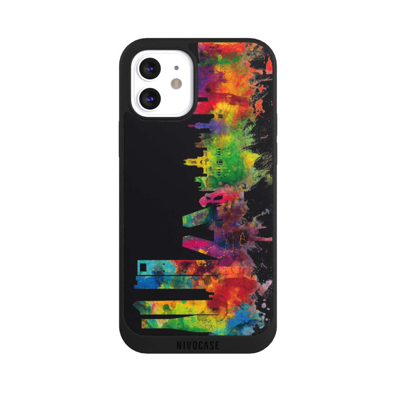 iPhone 12 NIVOpure Madrid Spain Skyline Black