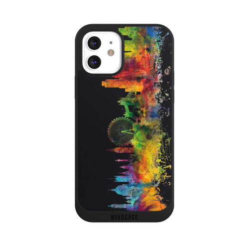 Apple iPhone 12 NIVOpure London Skyline Black