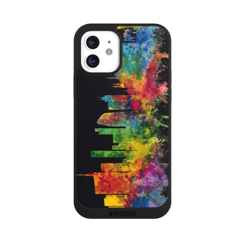 iPhone 12 NIVOpure Milan Italy Skyline Black
