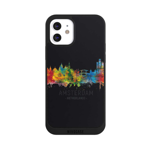 Apple iPhone 12 NIVOpure Amsterdam Netherlands Skyline Black