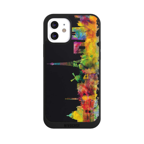 Apple iPhone 12 NIVOpure Paris France Skyline Black
