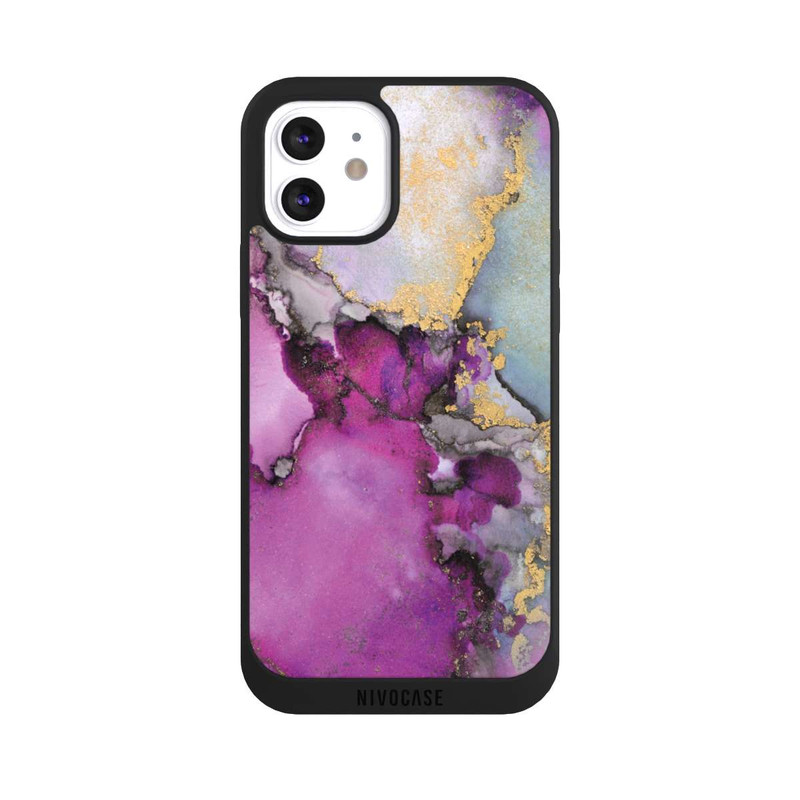iPhone 12 NIVOpure Alcohol Ink Art Pink