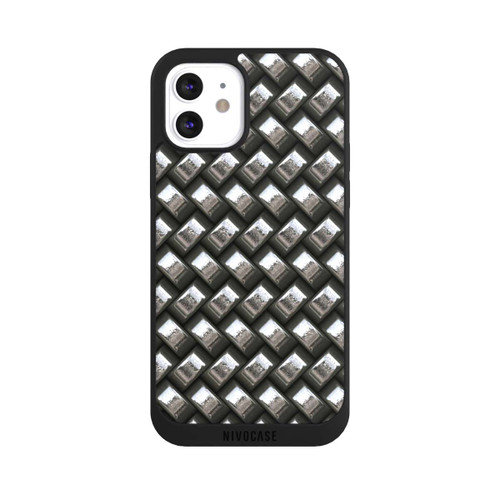Apple iPhone 12 NIVOpure Glamour Silver Metal