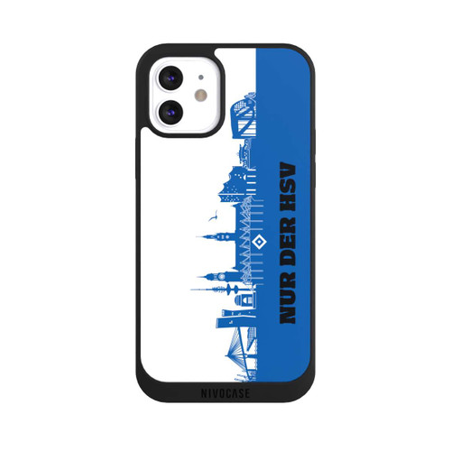 Apple iPhone 12 NIVOpure HSV Skyline Blau Weiß