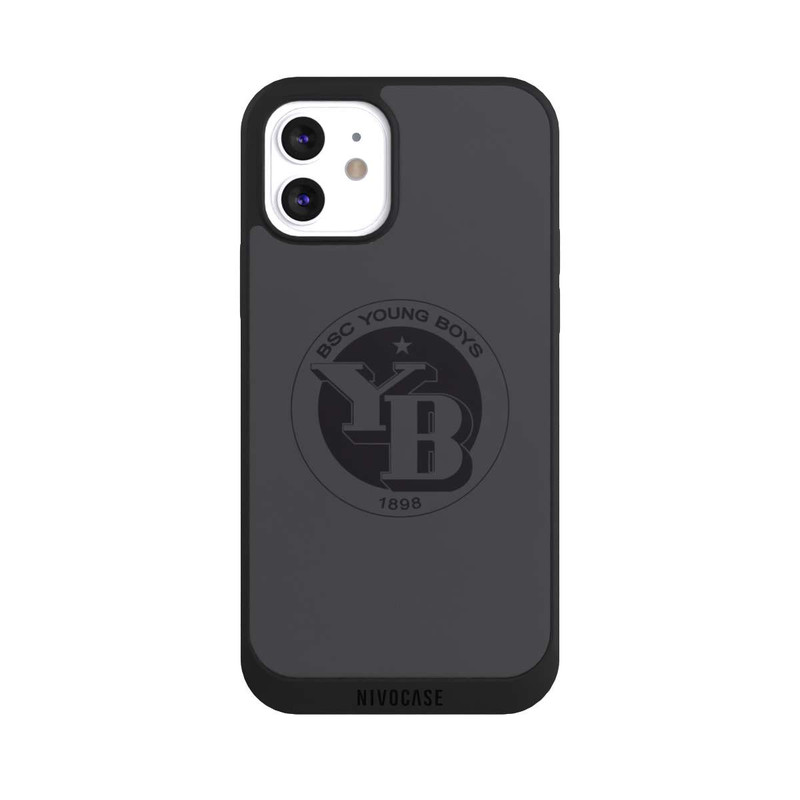 iPhone 12 NIVOpure BSC YB Logo Grey